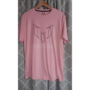 Messi Large Pink Soccer Goat Athleisure Pullover Game Casual Sports Top